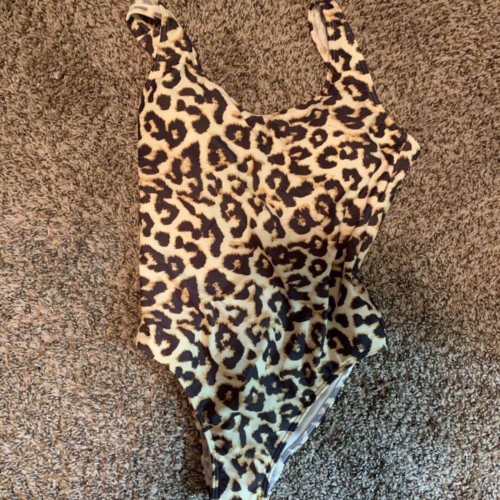 Abercrombie Leopard One Piece Swimsuit